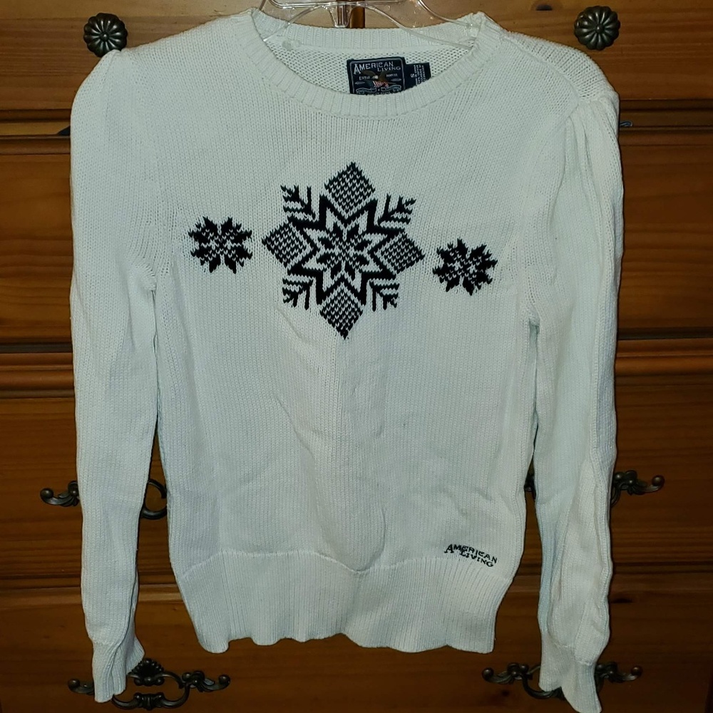 Vintage snowflake sweater